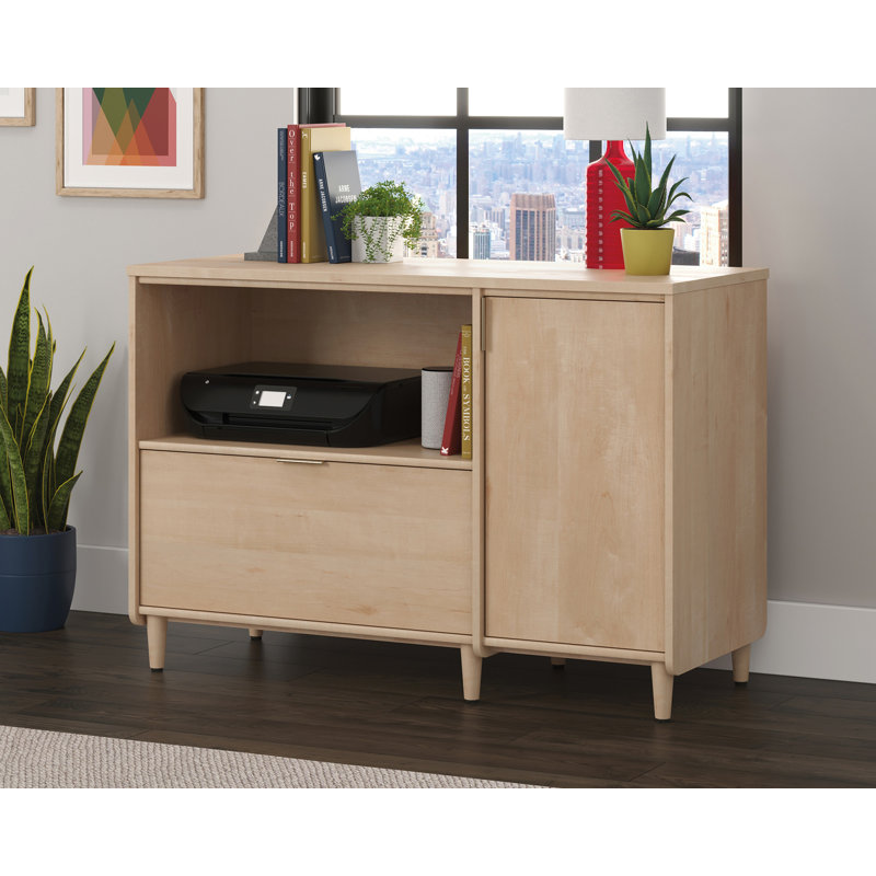 Ausherman TV Stand for TVs up to 43", Natural Maple