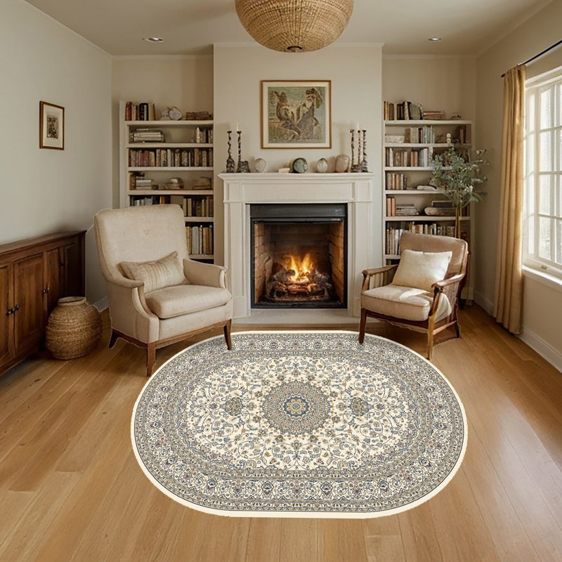Attell Oriental Indoor Rug, Oval 2'7" x 4'7"