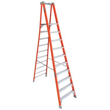 Louisville Ladder 12 ft. Fiberglass Step Ladder with 375 lbs. Load