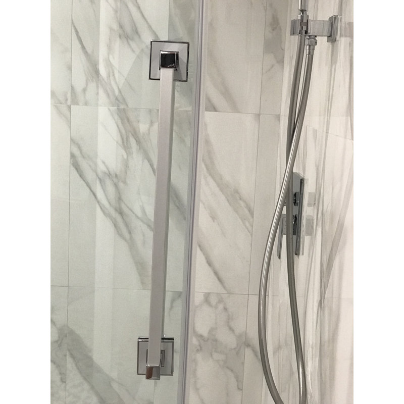 Tirette de porte dos à dos Ritz, Aluminium inoxydable