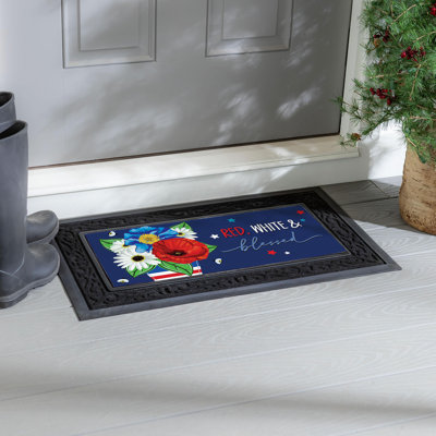 Tapis d'interrupteur Sassafras rouge, blanc et bleu