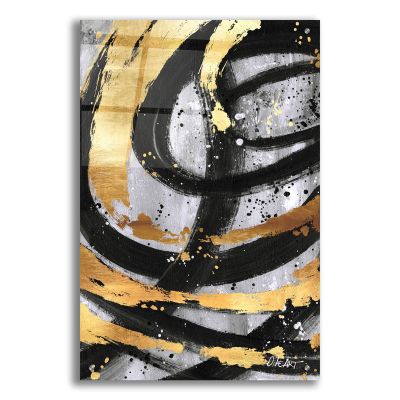 «Circles» par Svetlana Aleynikova, art mural en verre acrylique, H 36 po x l 24 po x P 0,2 po