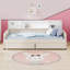 Lit plateforme tapissier avec rangement et tiroirs