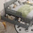 Twin Size Wooden Frame Material Platform Bed Frame With Guardrails On Both Sides And Two With Storage Function Drawers-1679901076-1679901078