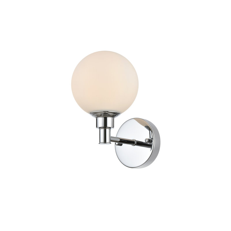 Éclairage pour meuble-lavabo à intensité variable Carmie, Chrome chrome, 1 lumière