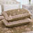 3-Piece Antique Rose Floral Quilt Set Lightweight Soft Microfiber Coverlet with Pillowcases for All Seasons-123121925-123121917