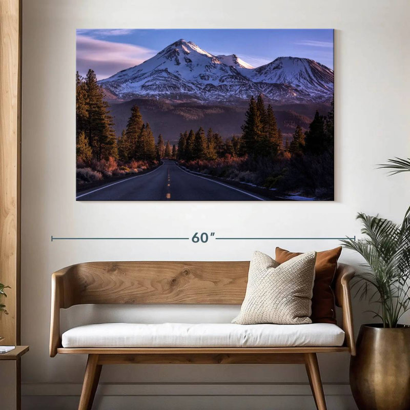 Alvord Road To Shasta, H 34 po x l 51 po