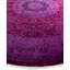 Tapis mauve en laine noué à la main 8 pi 4 po x 8 pi 4 po Chaffin
