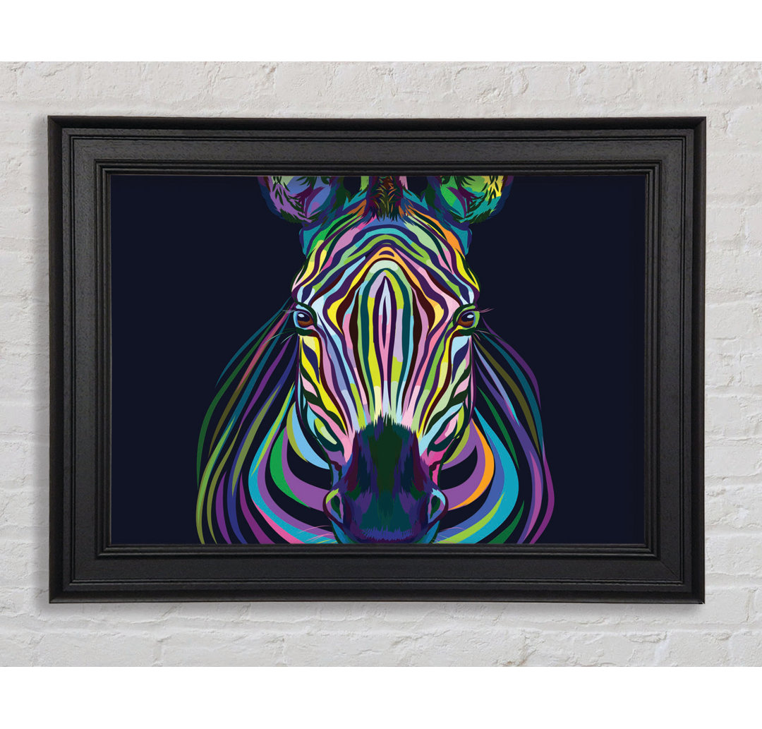 Atemberaubendes Zebra Vibrant - Druck