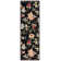 Hollander Floral Handmade Looped/Hooked Wool Black Area Rug