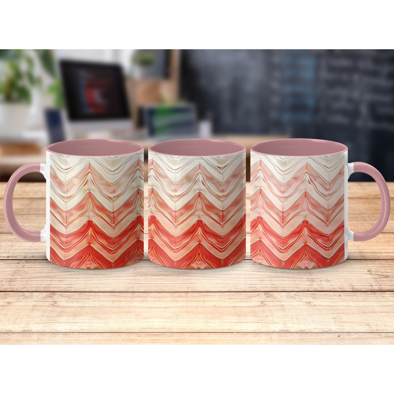 Ceramic Coffee Mug, Pink