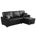 Black Faux Leather