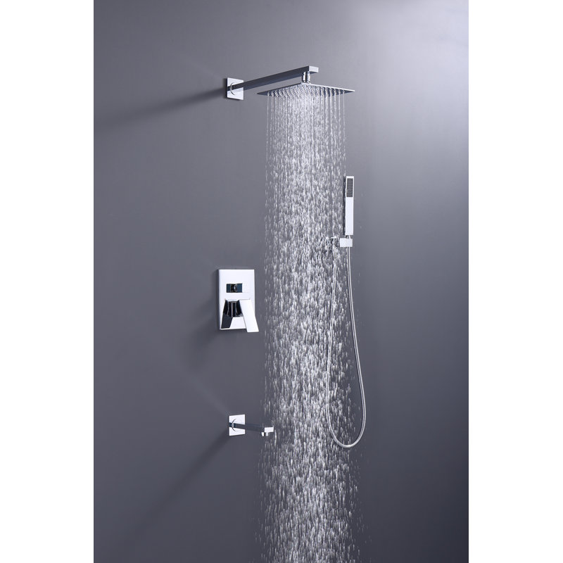Rain Adjustable Shower Head 1.75 GPM GPM, Chrome