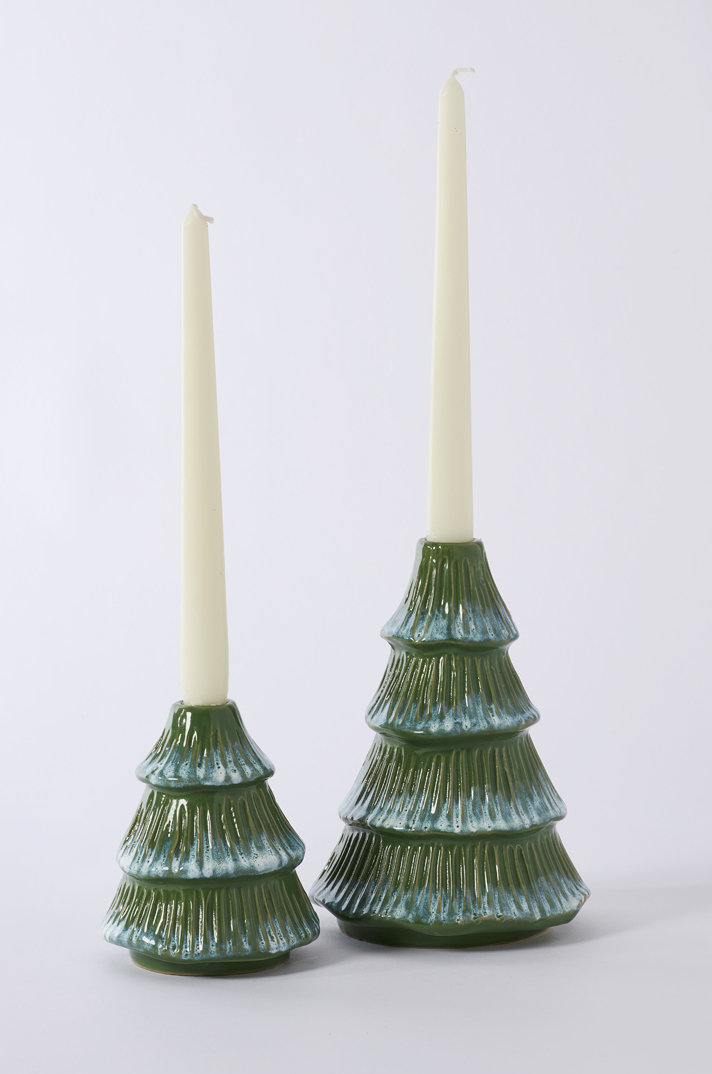 Tree Frost Candleholder 4.25"x 4.5", 4.5" H x 4.25" W x 4.25" D