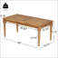 Table basse d'extérieur classique