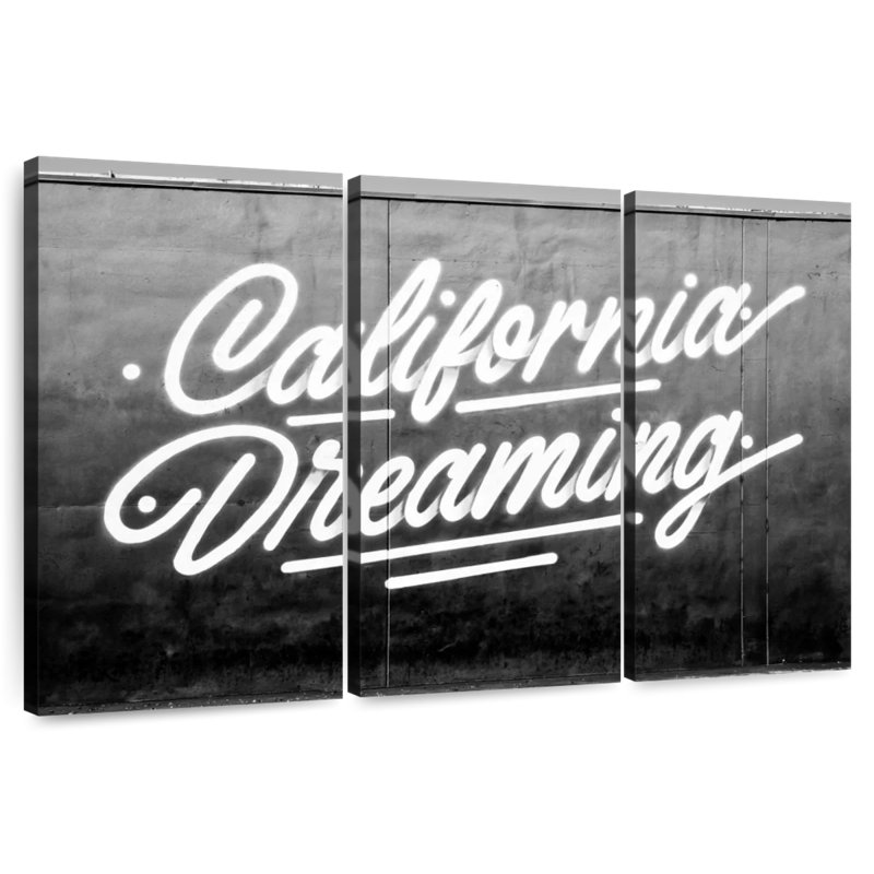 Sebbie Black California - Dreaming, 36" H x 57" W