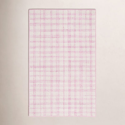 Hand-Tufted Plaid Performance Rug