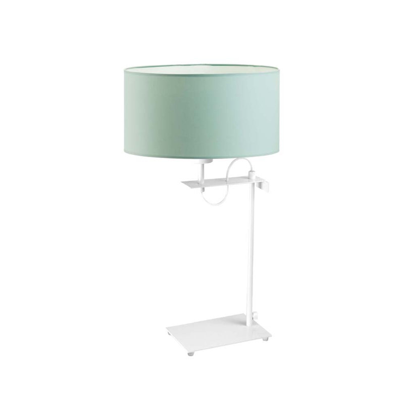 Arlena Metal Desk Lamp, White, Mint