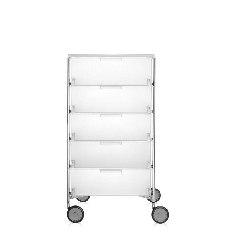 Mobil Storage Drawer, Translucent Ice, 2 Hi, Without Wheels