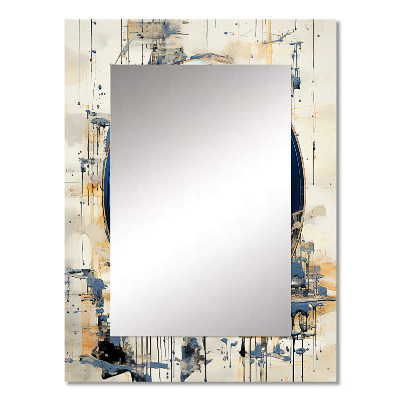Vinyle blanc et bleu - Melody, 32 po x 24 po