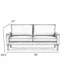 Canapé rembourré moderne en velours, structure en bois robuste avec support à ressorts pour un canapé confortable à 3 places-1991882961