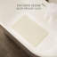 Tapis de bain, grand, blanc, à envers d'aspiration, pour usage commercial / résidentiel pour la maison / hôtel / douche / baignoire