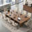 63" Fluted Executive Desk, Morden Workstation With Thickened Tabletop, Large Writing & Conference Table For Home Office Or Dining-520484811
