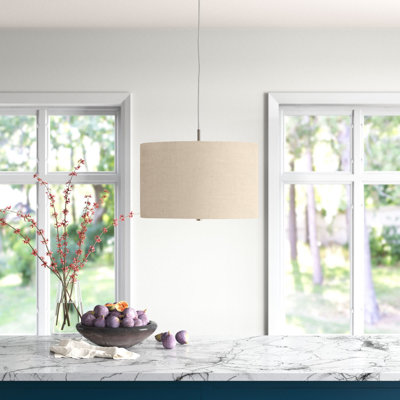 Luminaire suspendu tambour 3 lumières Arlen