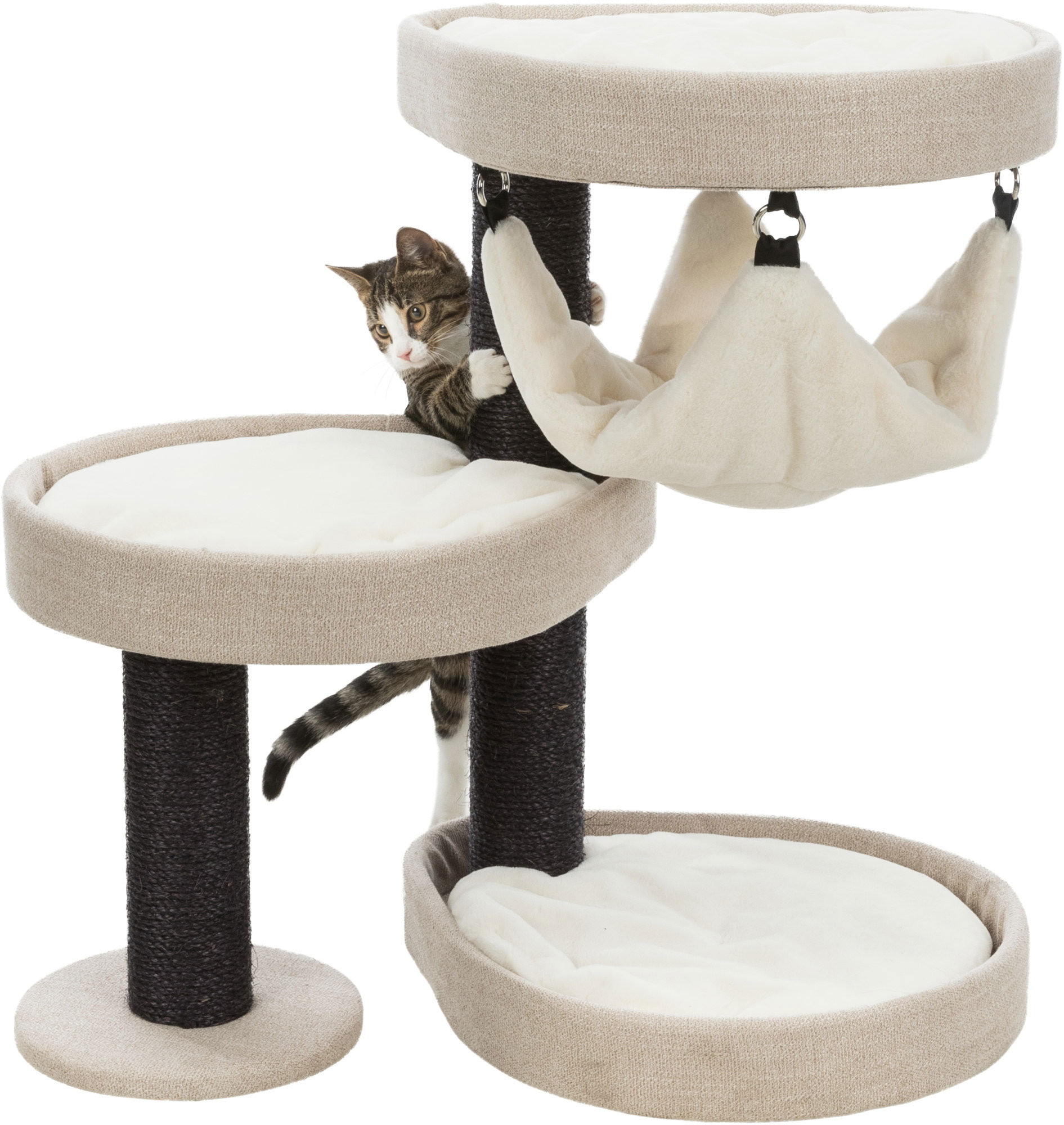 Cat tower hot sale with hammock