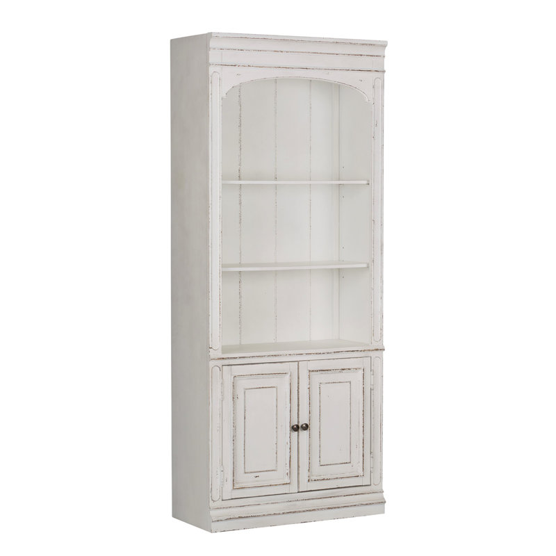 Colchester 3-Shelf Bookcase with 1 Cabinet