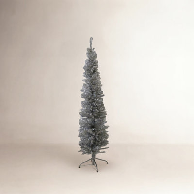 Silver Tinsel Tree
