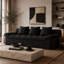 Canapé 3 places 71 pouces, tissu velours côtelé, assise profonde, canapé confortable, aucun assemblage requis, 1 pièce pour salon, chambre, salle de conférence, appartement-730351384