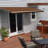 ALEKO Motorized Retractable Outdoor Awning with White Frame-29351341-111027054