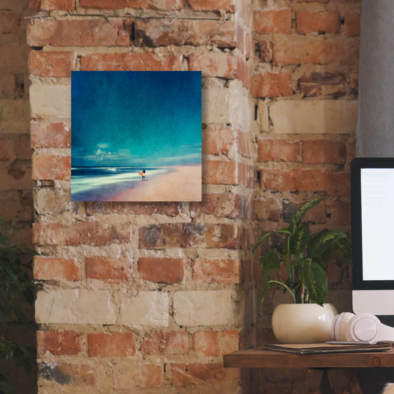 «Summer Days No. 1» par Dirk Wustenhagen, art mural sur toile, H 12 po x l 12 po x P 0,75 po