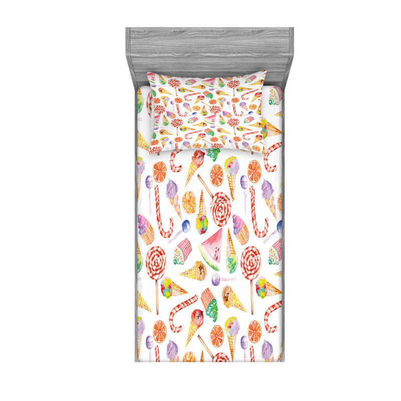 Microfiber Sheet Set, Twin XL Sheet Set with Fitted Sheet