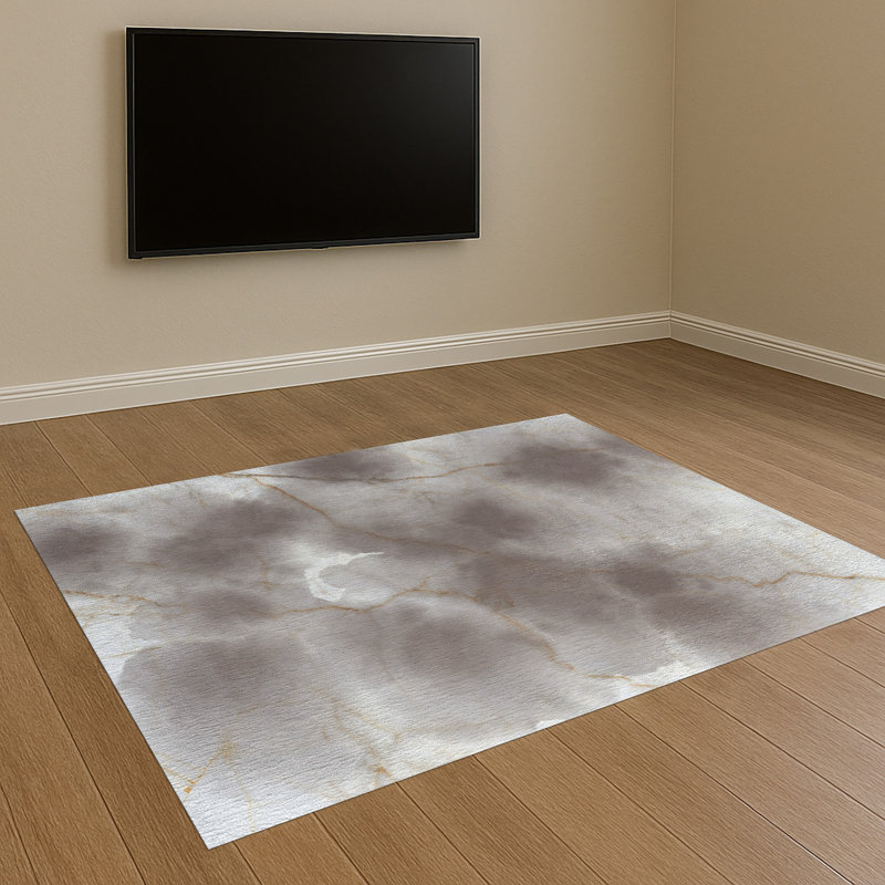 Marble Area Rug, Rectangle 140 x 200 cm
