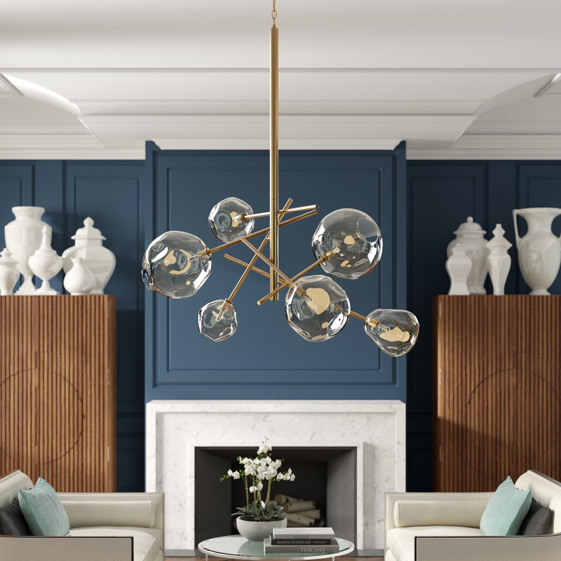 Molten Chandelier, Brass