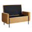 Fabric Upholstered Storage Bench-557937189