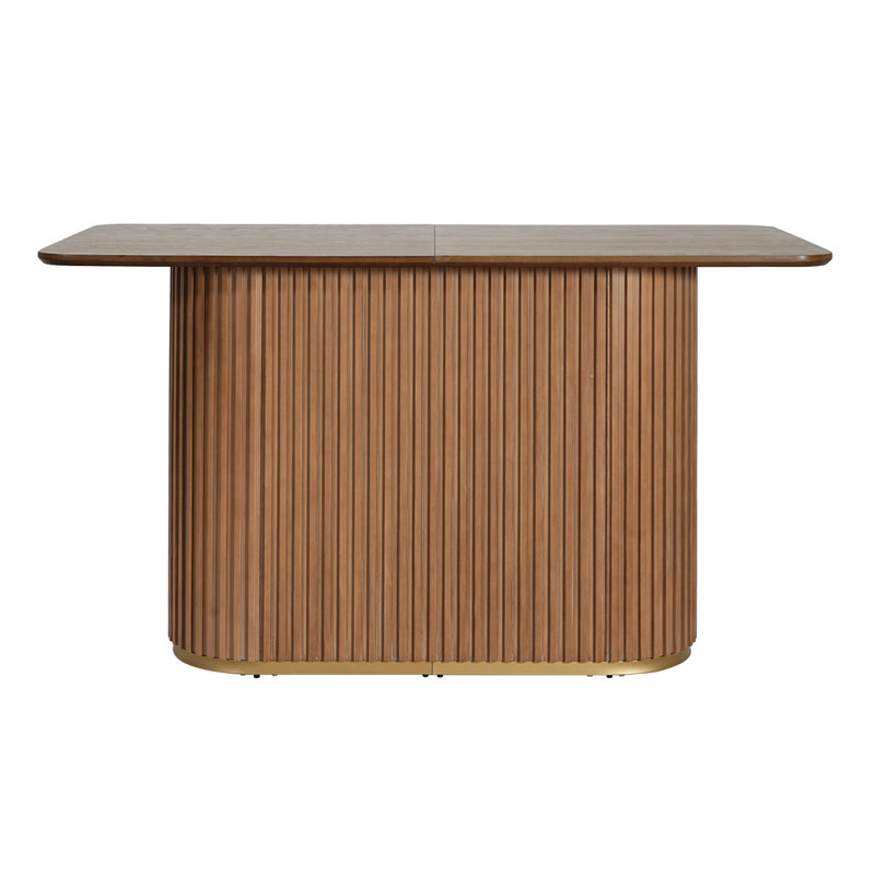 63.00"L Counter Table, Natural Ash