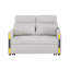 Causeuse-lit en velours de 55,5 po Perse