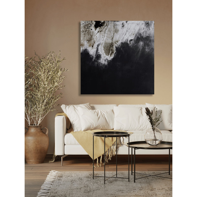 Toile giclée sur toile Skyfall, H 20 po x l 20 po x P 1 po, Toile tendue