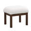 Fauteuil d'appoint rembourré avec repose-pieds