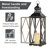 Medders Farmhouse Diamond Antique Tabletop Lantern Set-1221045962