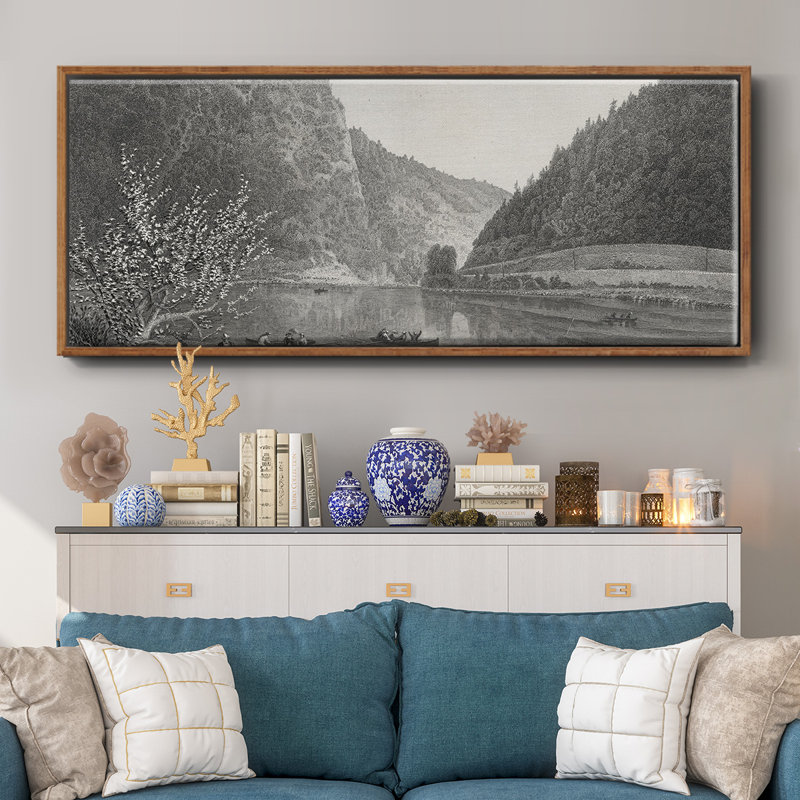 Delaware Water Gap- Framed Canvas