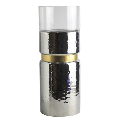 Halloway Silver Candle Holder