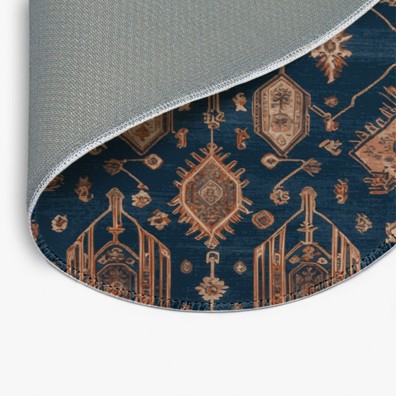 Tapis intérieur et extérieur ArtDeco, Rond 5 pi