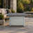 Extendable Rectangle Aluminum Alloy Fire Pit Table, 50,000Btu