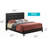 Elegant Black Queen Bed