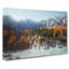 Auronzo Di Cadore Mountains Italy in Abstract - Wrapped Canvas Painting Print-55314410