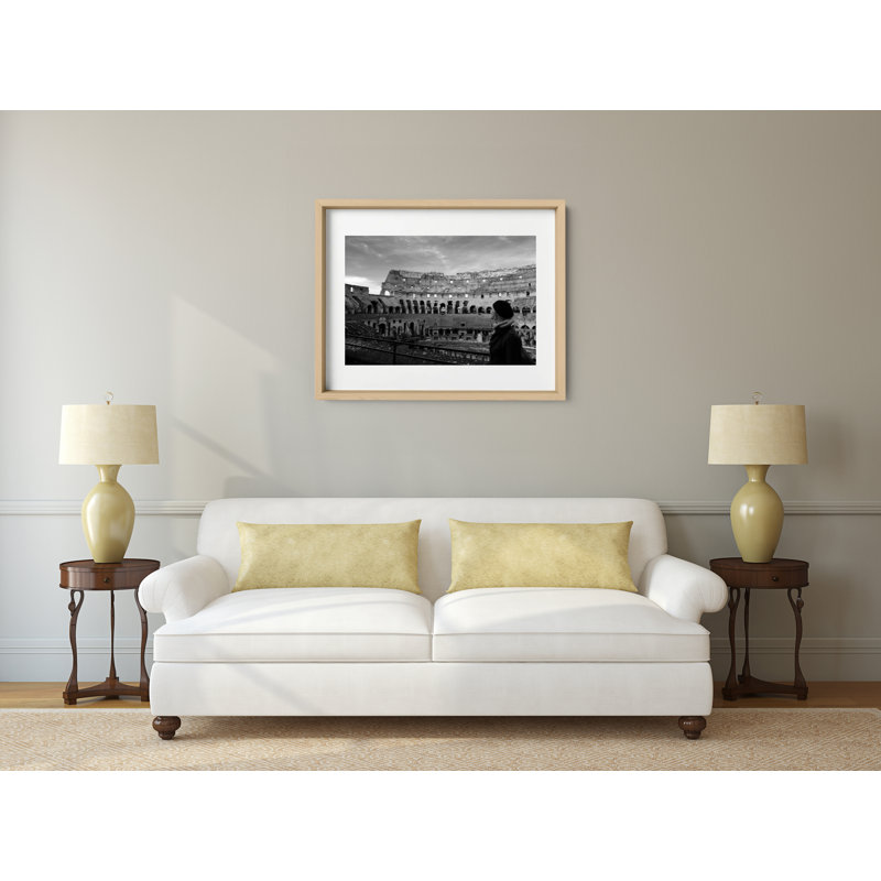 Roman Holiday Print by Joseph Regan, 22" H x 26" W x 0.75" D, Natural